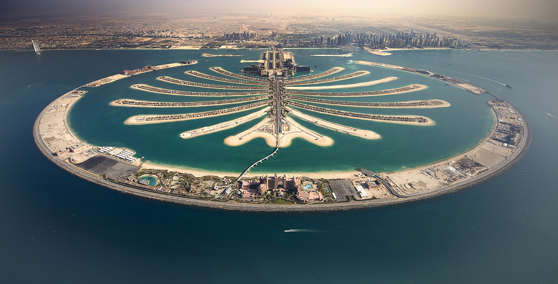 skyview of the palm jumeirah